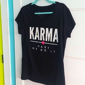 Hybrid Apparel Karma made me do it sz 2XL t shirt NWOT New without tags